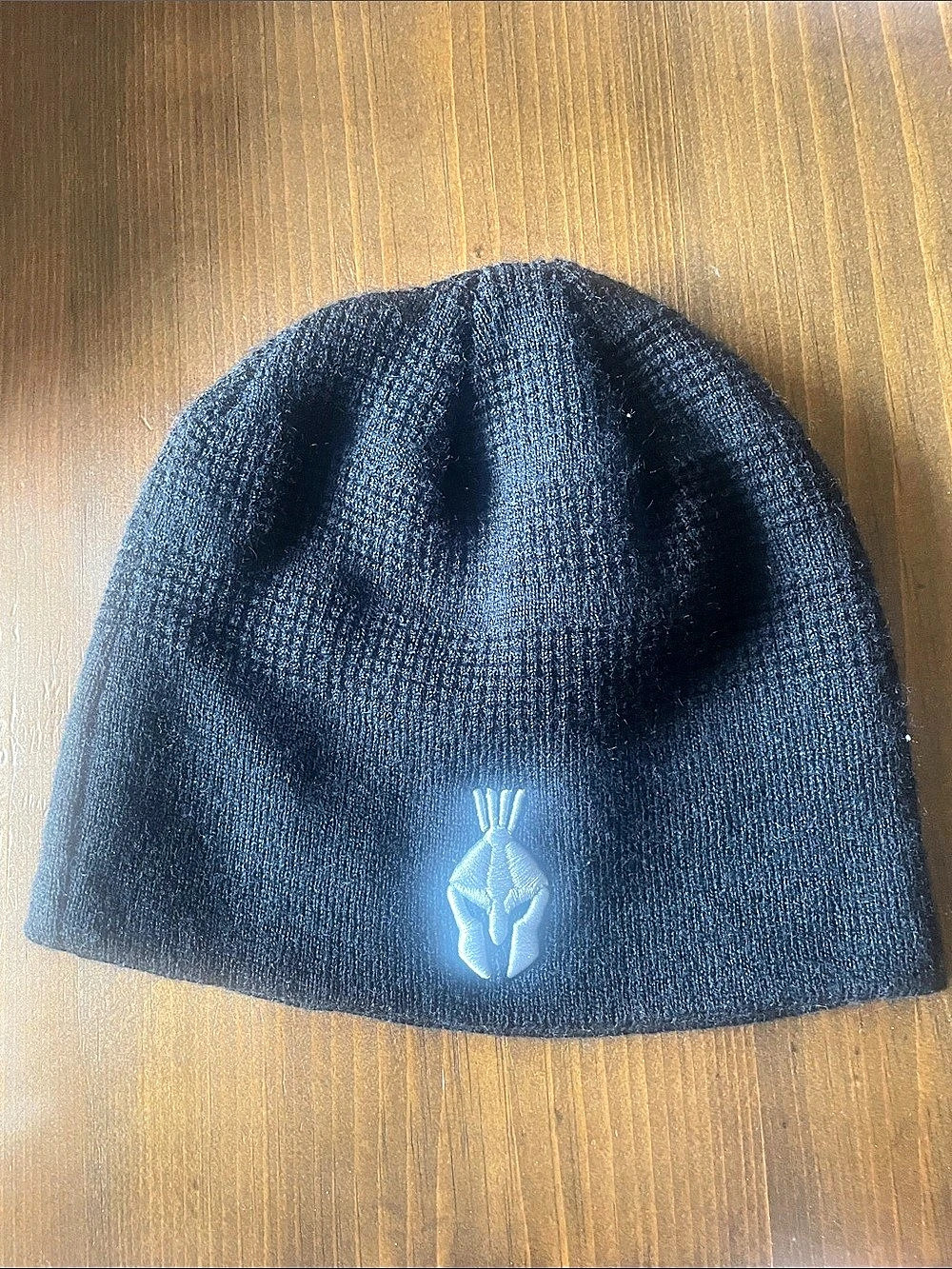 Pacific Headwear Style 607X Black Knit Beanie Like New one size